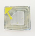 Larmetikett - RF vit 4x4cm